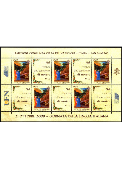 2009 Minifoglio Lingua Italiana Benedetto XVI